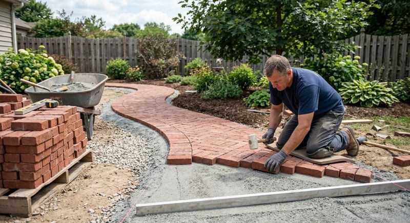 Brick Landscaping Service in Worcester, MA